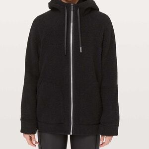 🖤lululemon athletica So Sherpa Black Hooded Jacket